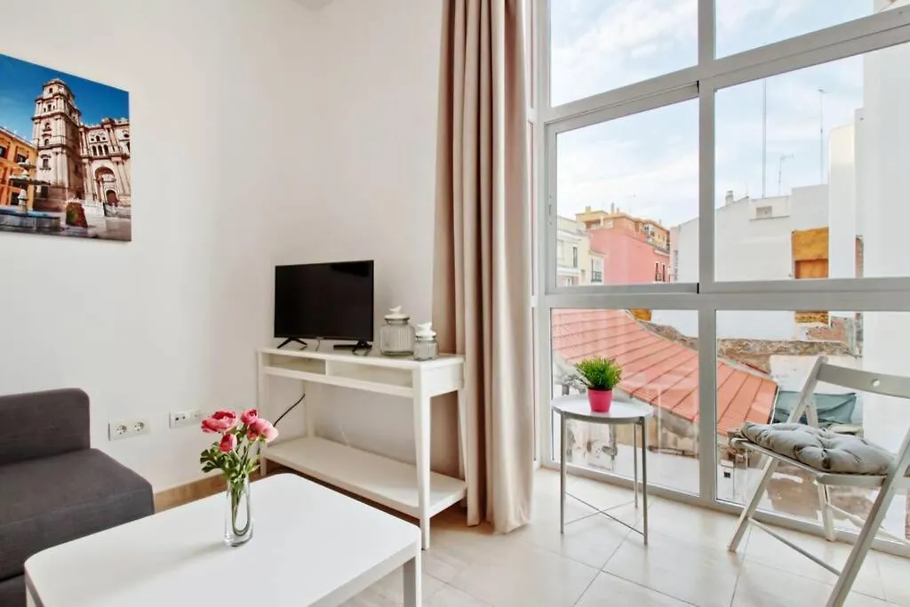 Apartamento Terraza Privada 2D Malaga Centro Spagna